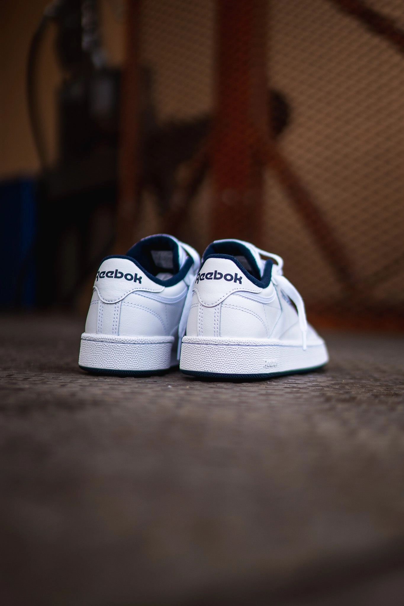Adaptive Flex Grooves Biodegradable Components Reebok Club C 85 (White/Navy)