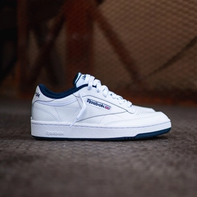 Reebok Club C 85 (White/Navy) Classy stability