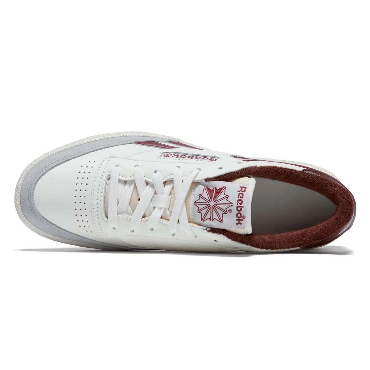 Reebok Club C Revenge Vintage Shoes - Chalk/Burgundy/Grey Bounce Response