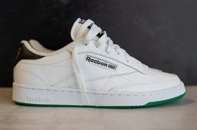 Anti Collision Toe Box Reinforced Eyestay Durability Reebok X Human Rights Club C 85 (White)