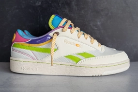 Gusseted Tongue Design Energy Step Reebok X JELLY BELLY Club C Revenge (Chalk/Multi)