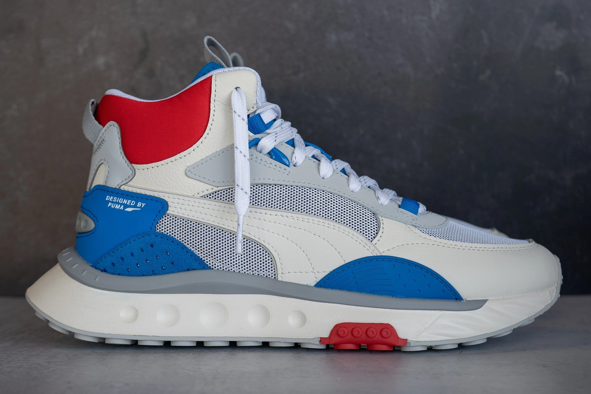 Supportive Lining Puma Wild Rider Mid WS (Ivory Glow/Future Blue)