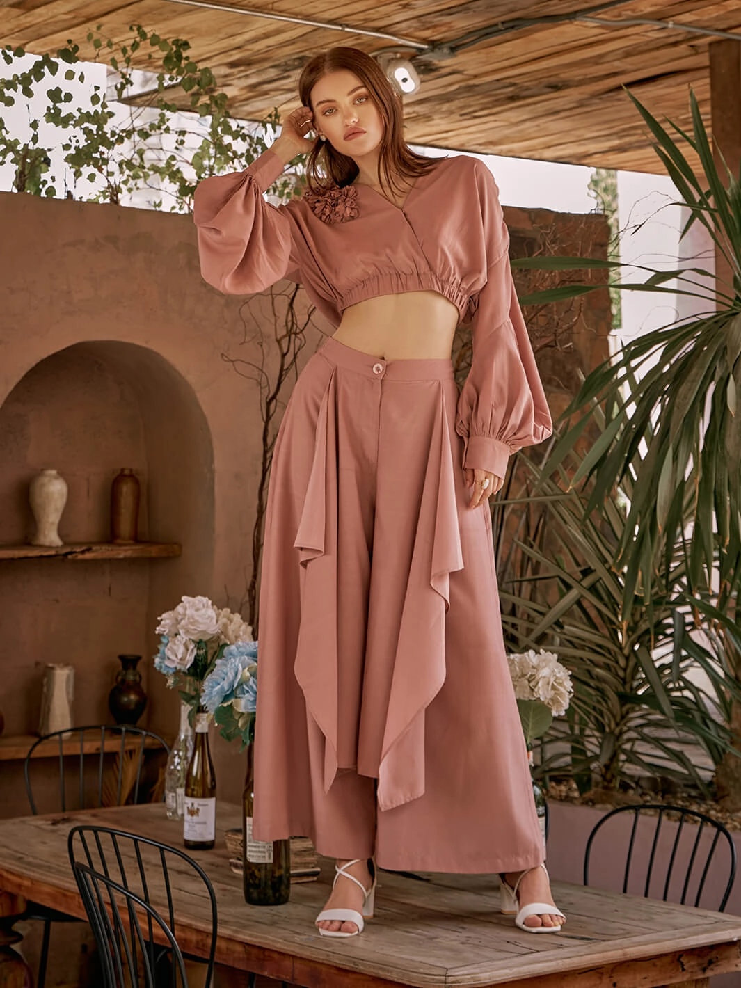 tailored look Rosie Layered Pants