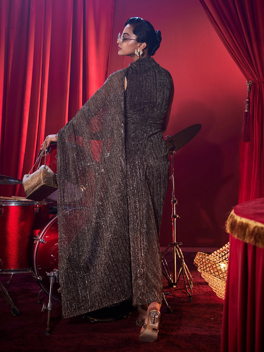 Soft Draping Simple formal dress Royale Draped Gown