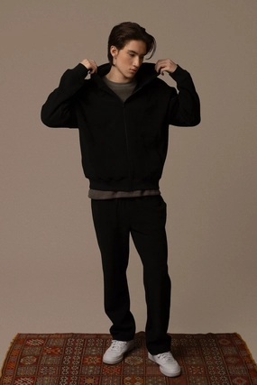 QuickDry Effortless Design KNITTED ZIP HOODIE