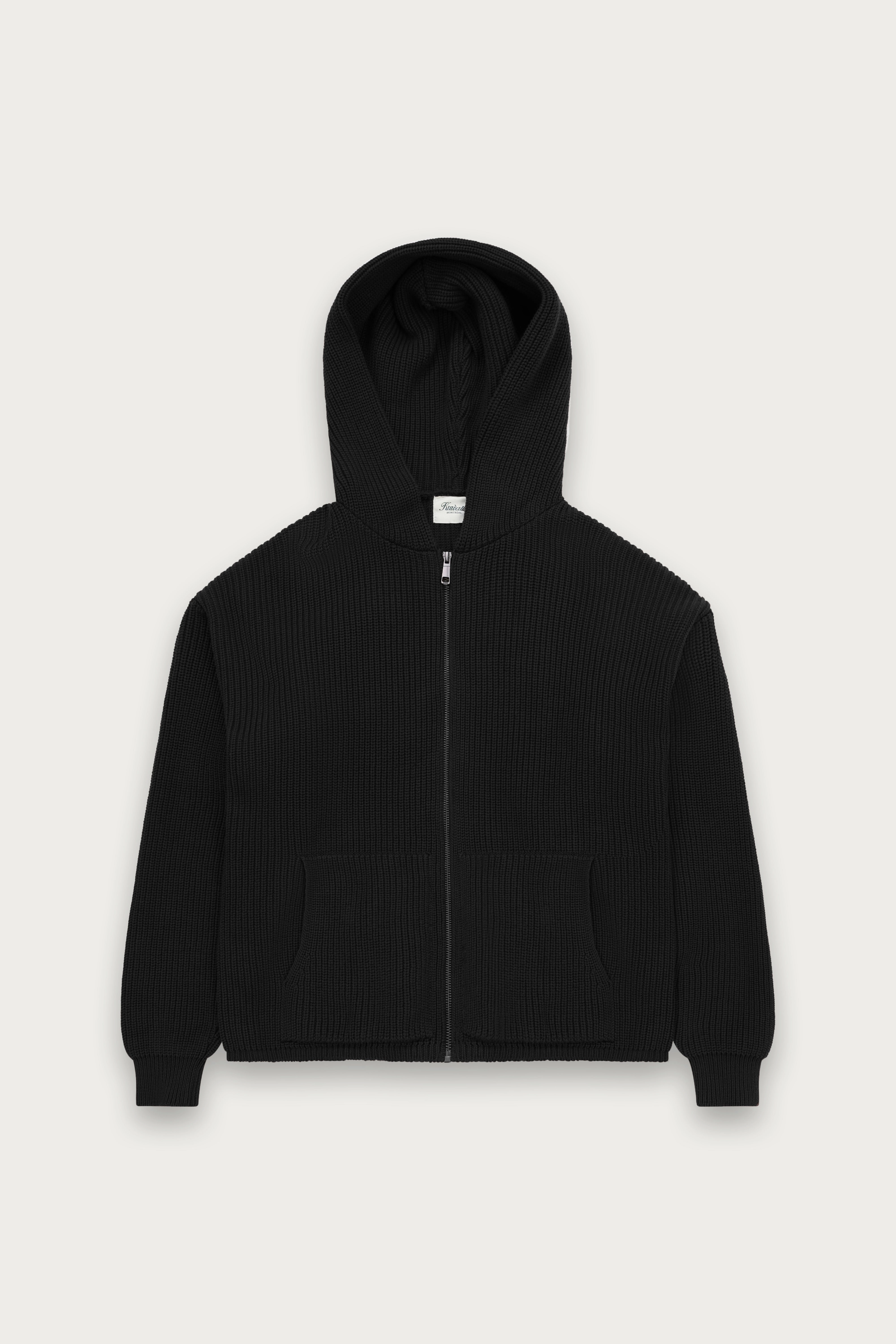 Gloss Fit KNITTED ZIP HOODIE