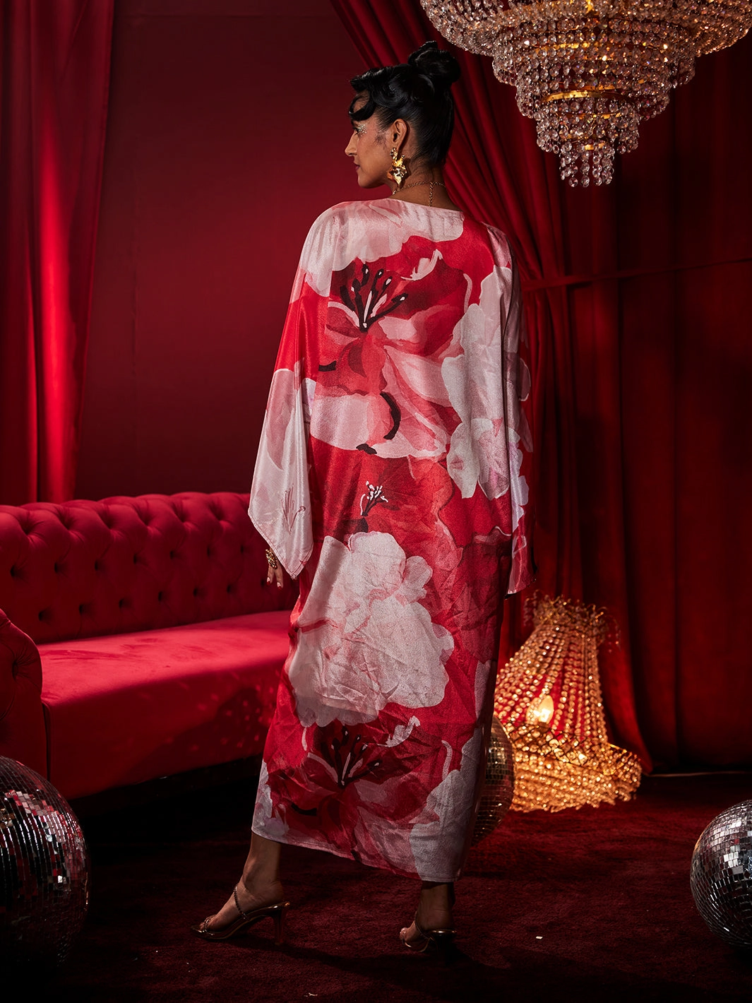 Ruby Gardenia Kaftan Calm Drape Texture Softness