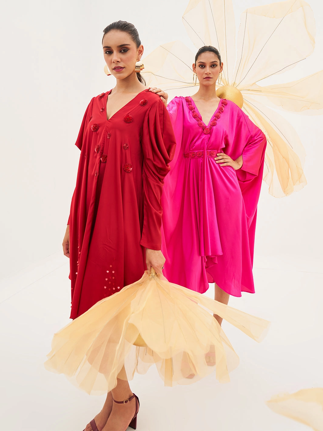 Rubyetta Embroidered Tunic Mesh-Detail Elegant Simplicity