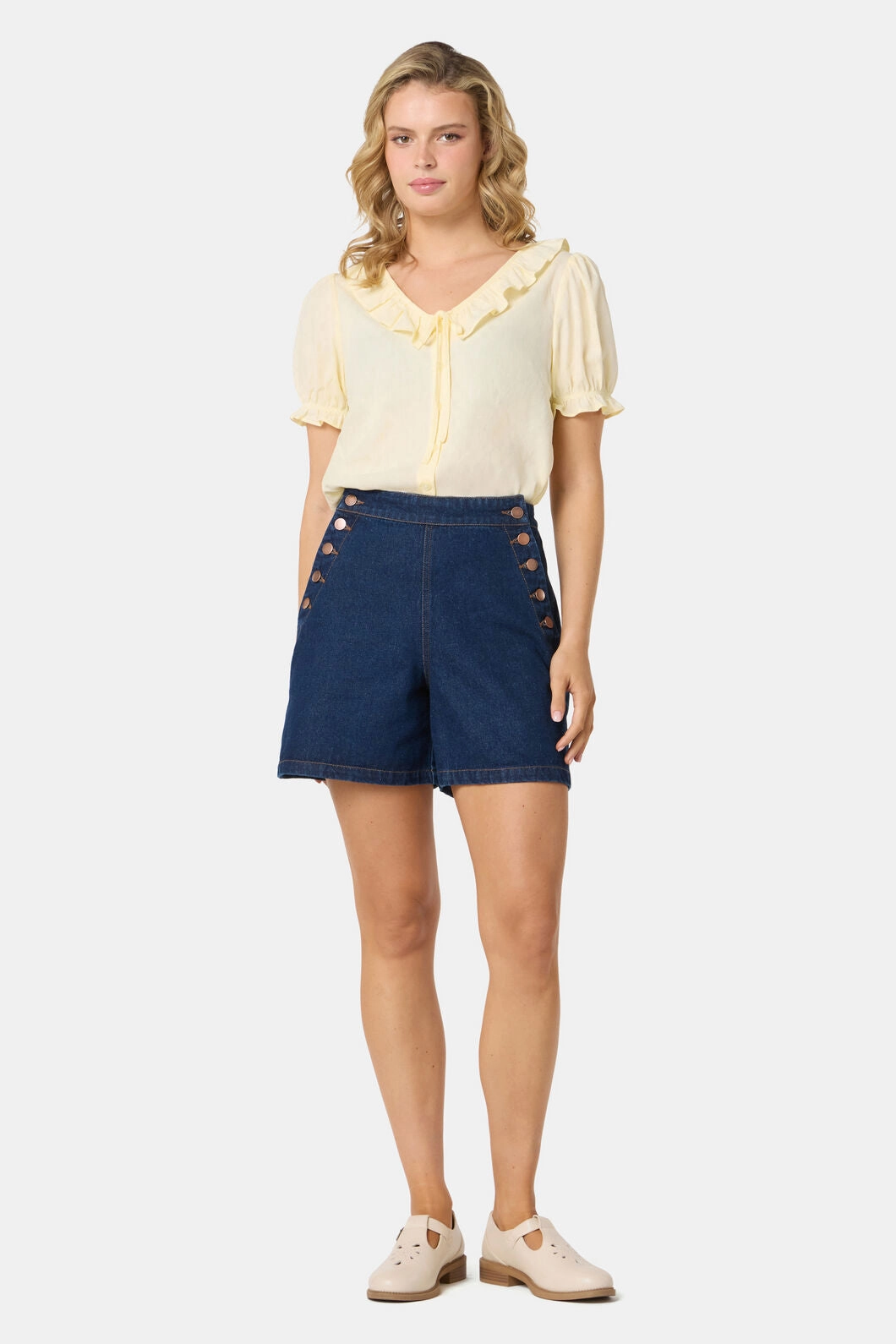 Sailor Denim Short All Day Look