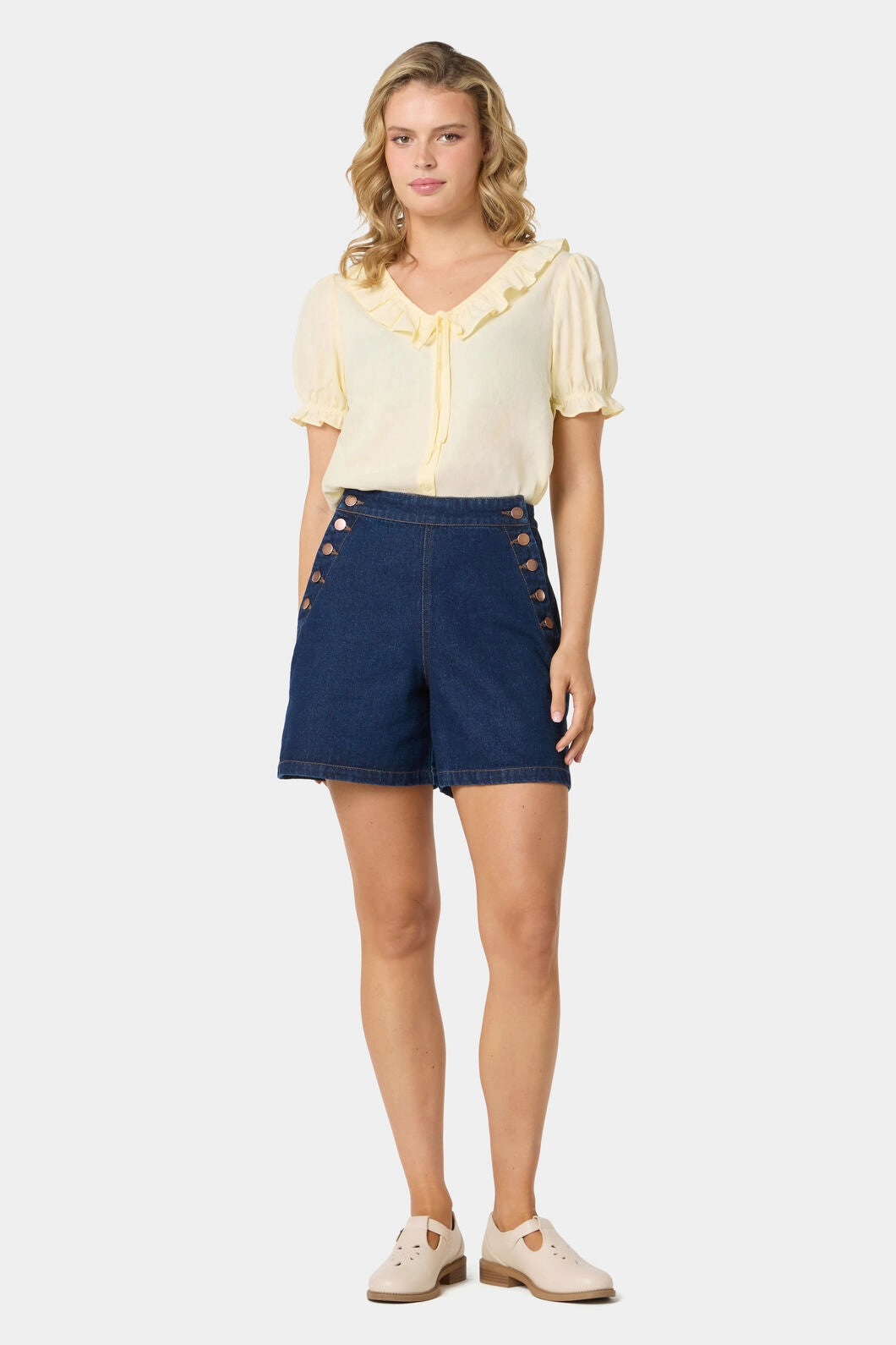 Sailor Denim Short All Occasion Fashion Pulse