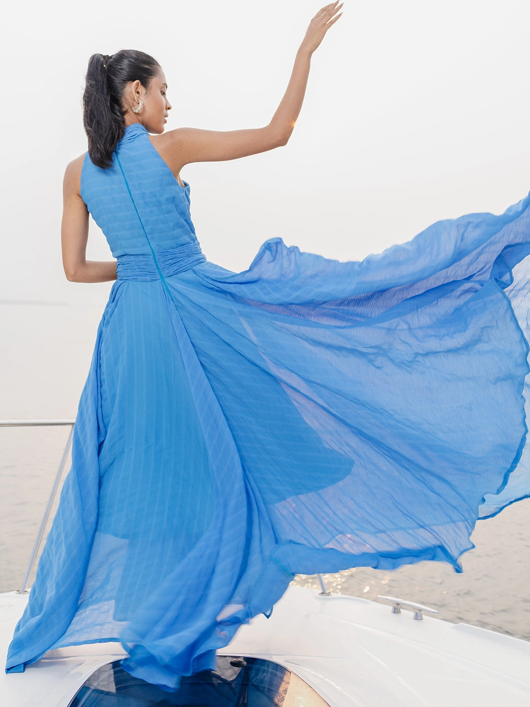 Minimalist Waist Santorini Gown