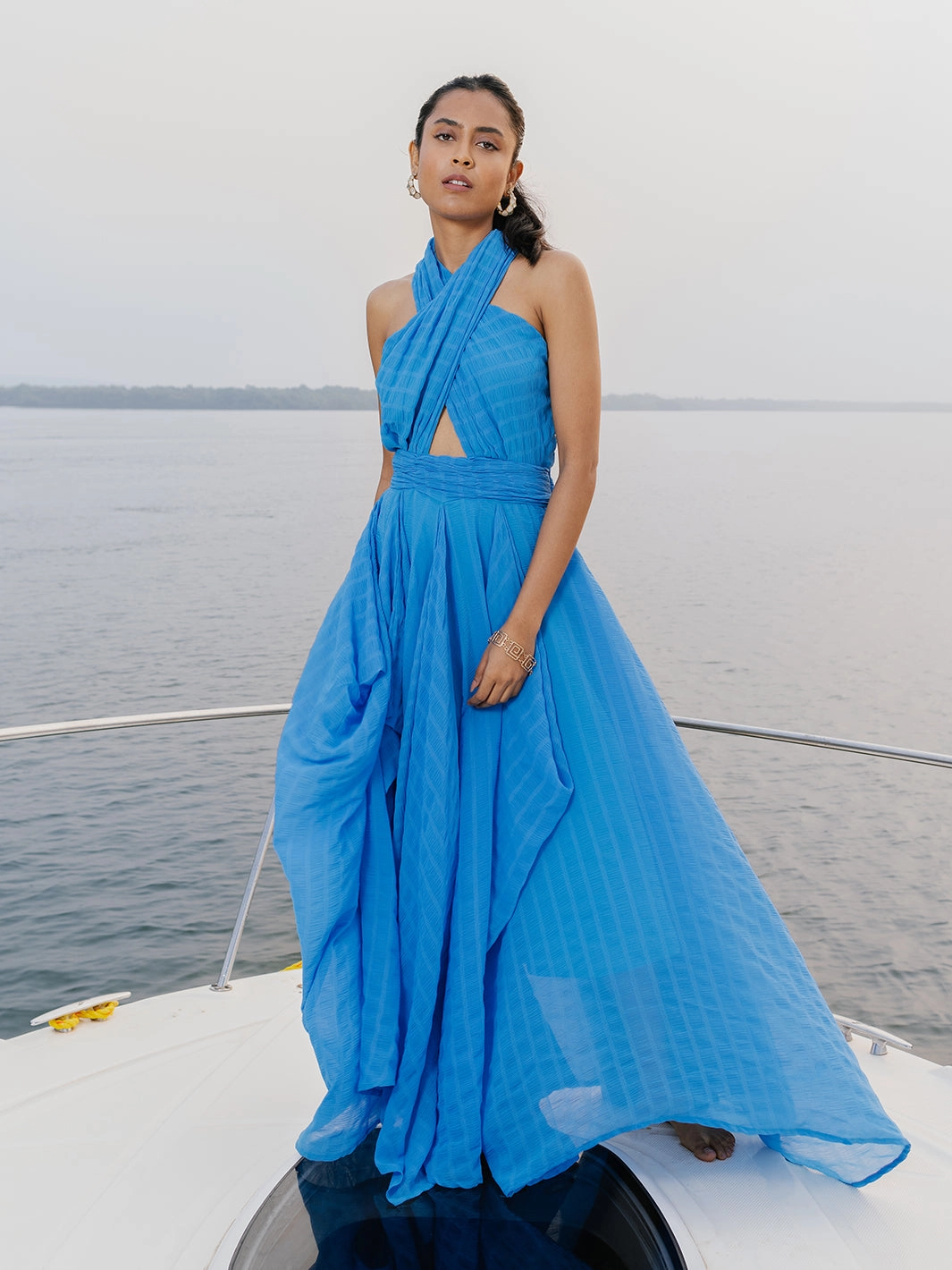 Versatile Layering Santorini Gown