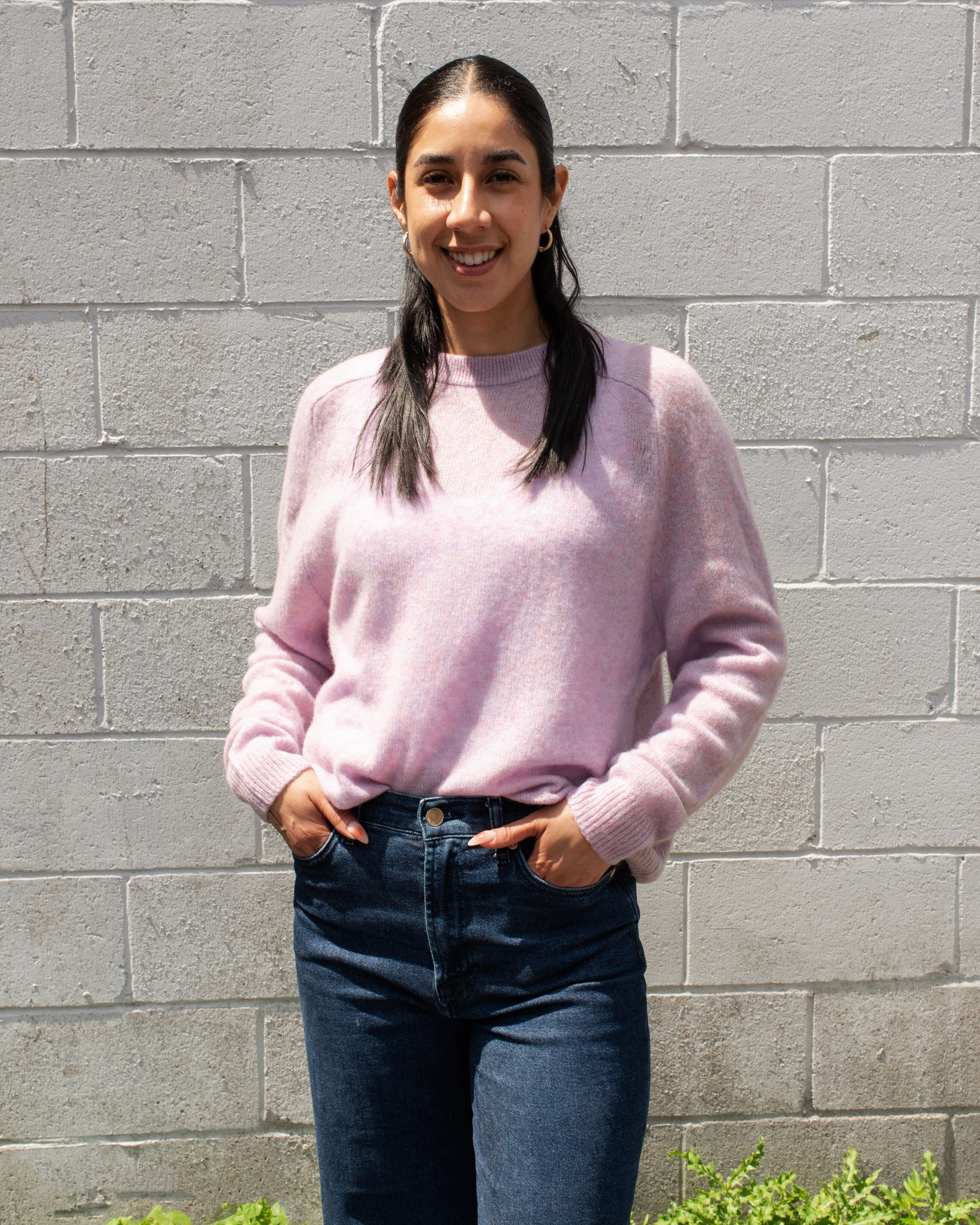 AMARA LOBO CREW NECK SWEATER Summer Glow