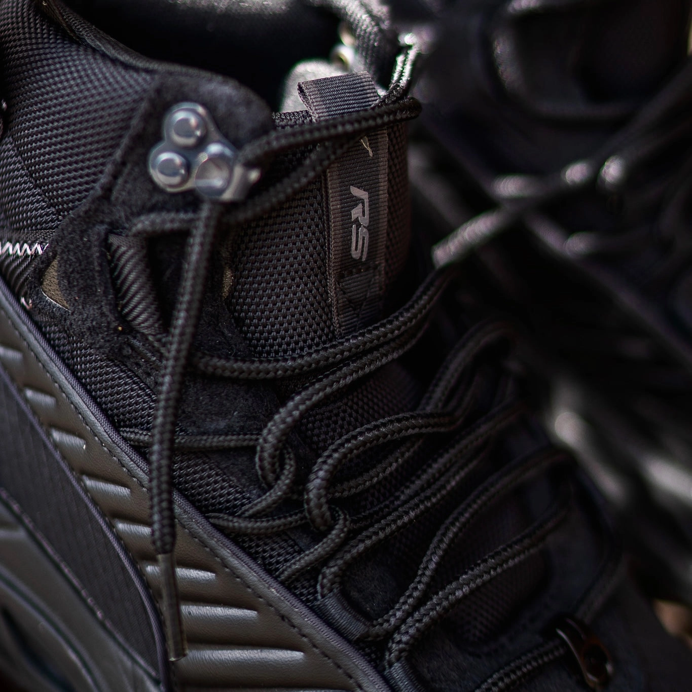 Mens Puma RS-Trck Mid Lifestyle (Triple Black) Body Movement