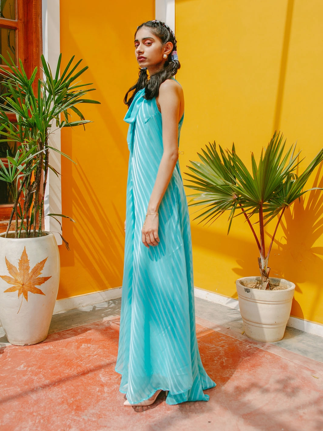 Male Resortwear Gown Feminine full-length gown Clean Outline