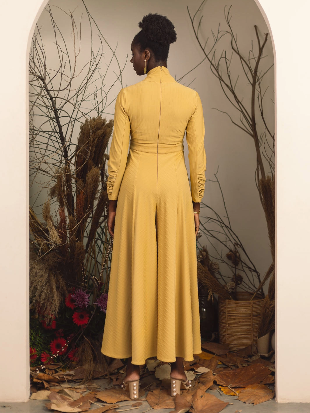 Shirred-Detail Juno Jumpsuit