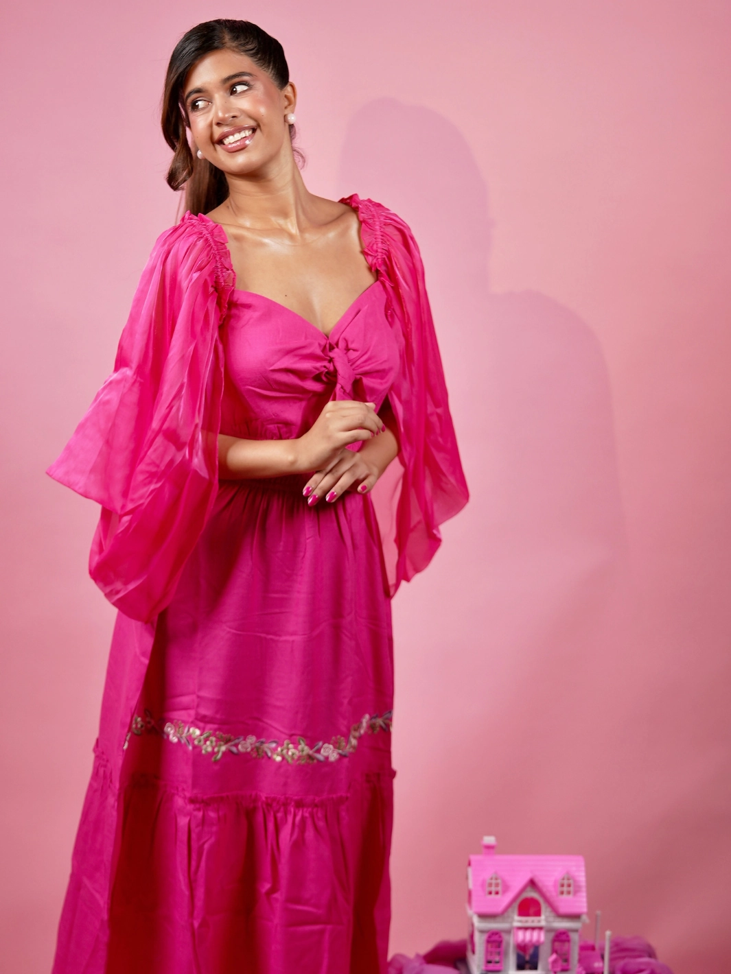 Larissa Pink dress Timeless Fashion