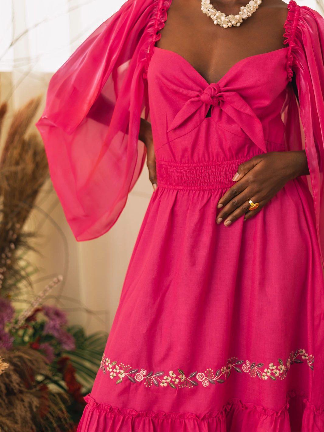 Smile Feel Larissa Pink dress