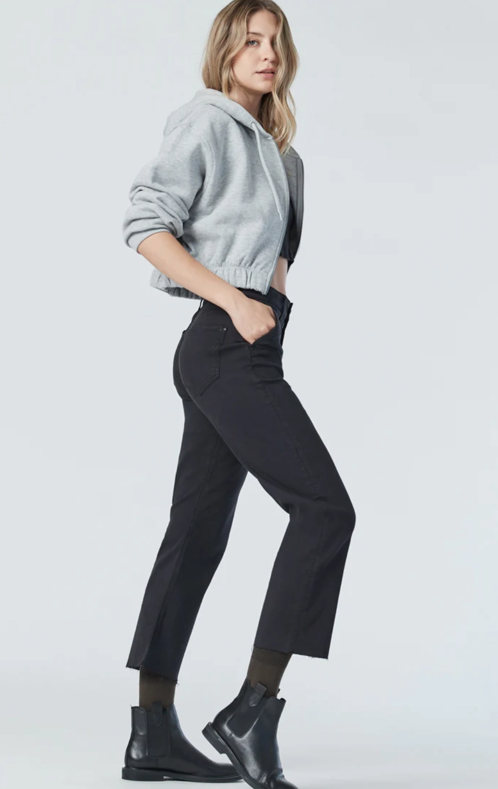 UVProtectiveLayer Modern Fit SHELIA BLACK BEAUTY TWILL PANT