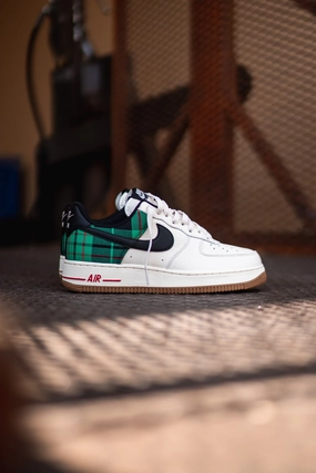 SculptedDesign Tidy Aesthetic Nike Air Force 1 '07 LX (Pale Ivory/Plaid)
