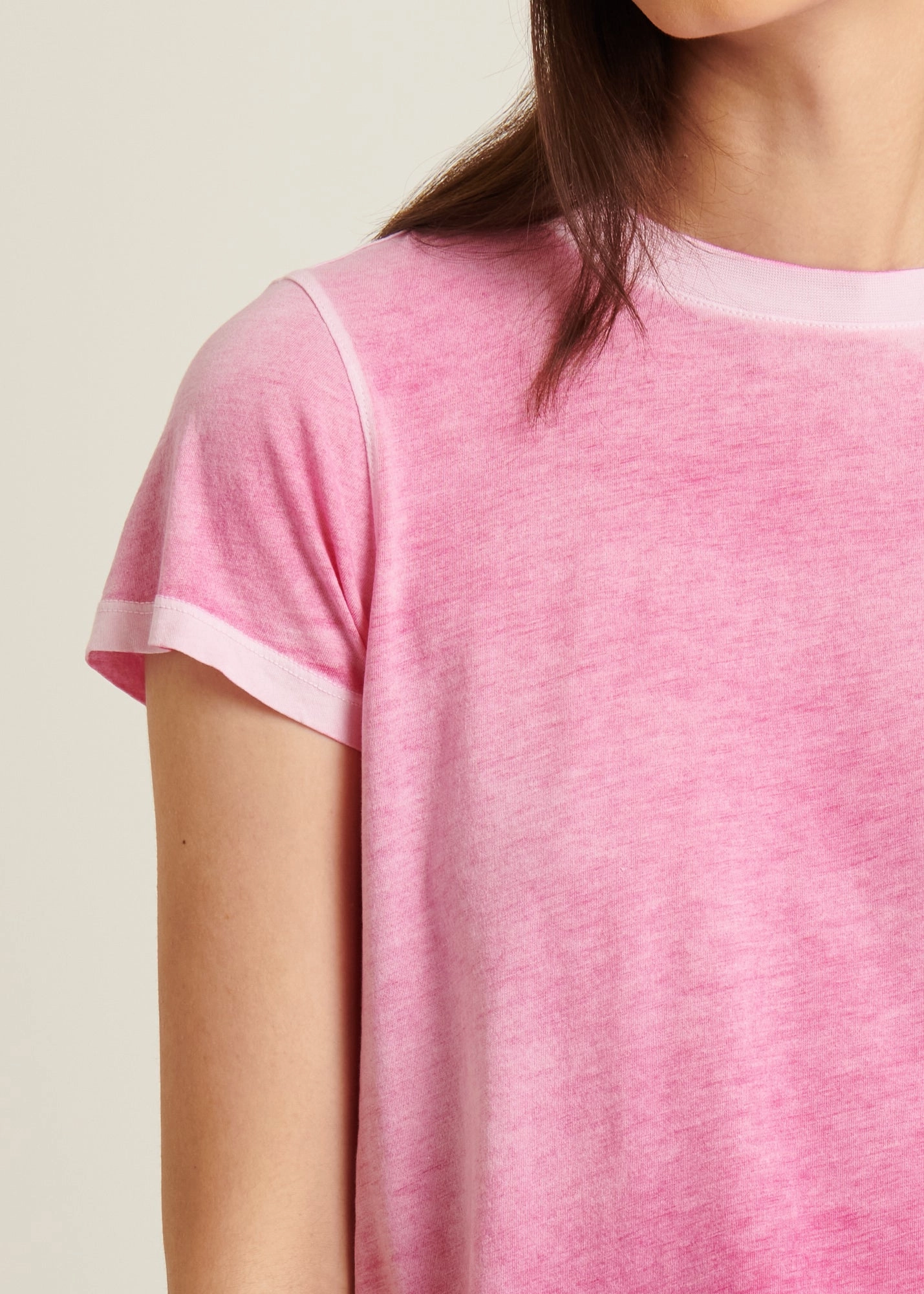 SHORT SLEEVE PIMA CLASSIC REVERSE SPRAY CREW TEE WaterResistant Coating