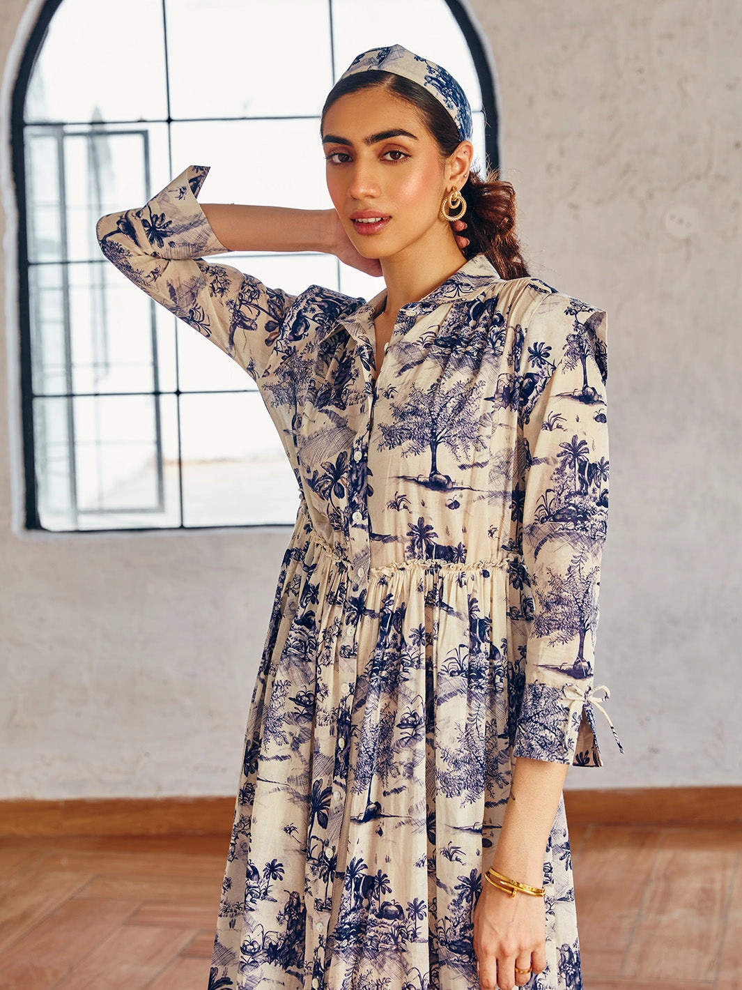 Sicily Midi Dress light layering