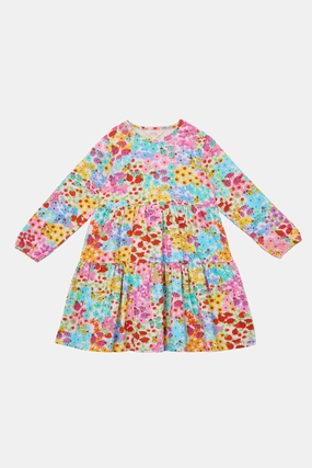 Day Fit Ditsy Floral Kids Dress