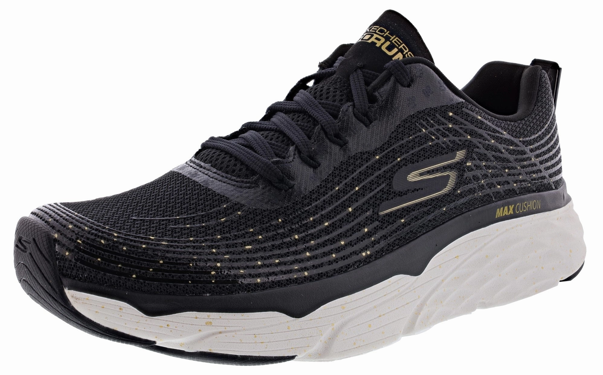 Skechers Men's Max Cushioning Elite Commemoration Lace up Running Shoes weekday running choice suitable for kids