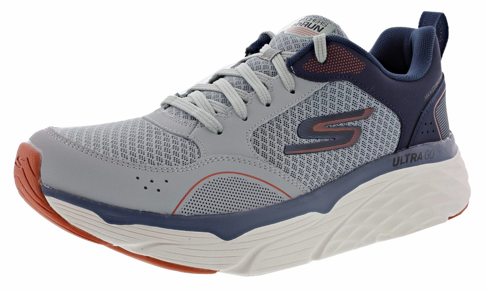 trendy - brand shoes running in natural tracks shoes Skechers Men's Max Cushioning Elite Rivalry Comfort Running Shoes