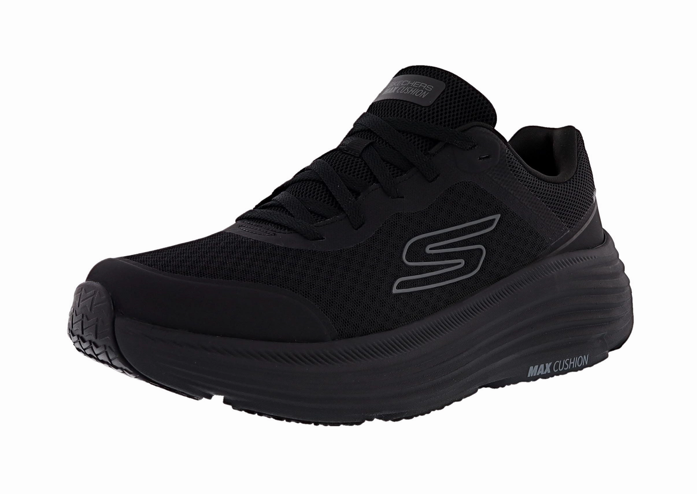 Skechers Men's Max Cushioning Endeavour Running Shoes Adjustable Belt Sweatproof