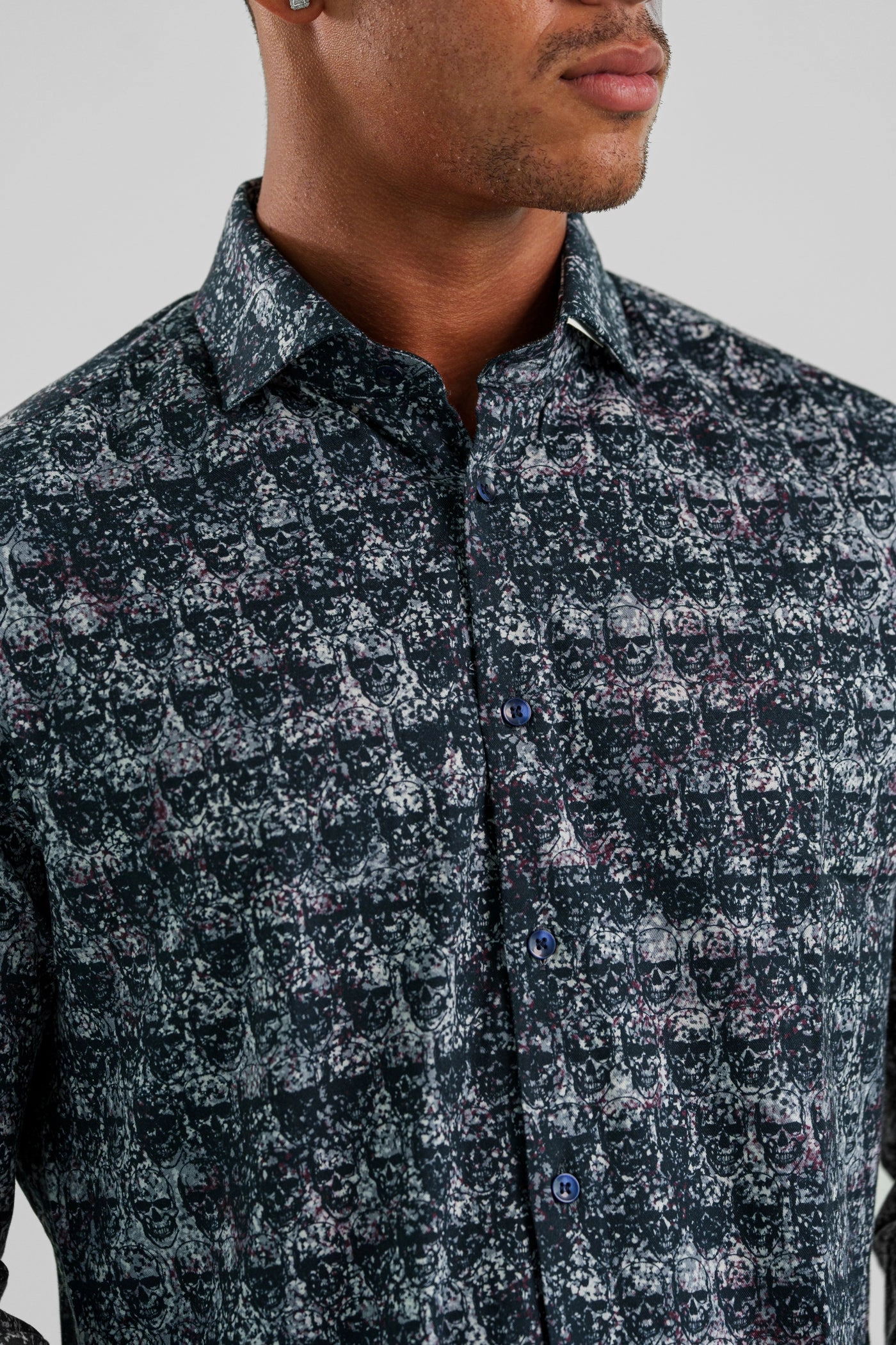 Transitional Fashion Tribal Soul SKULLS LONG SLEEVE SHIRT