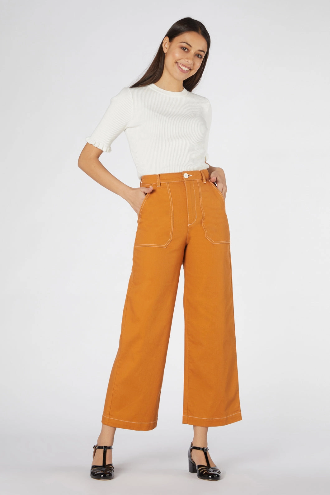 Angie Jean Comfort Fit Design Stylish Silhouette