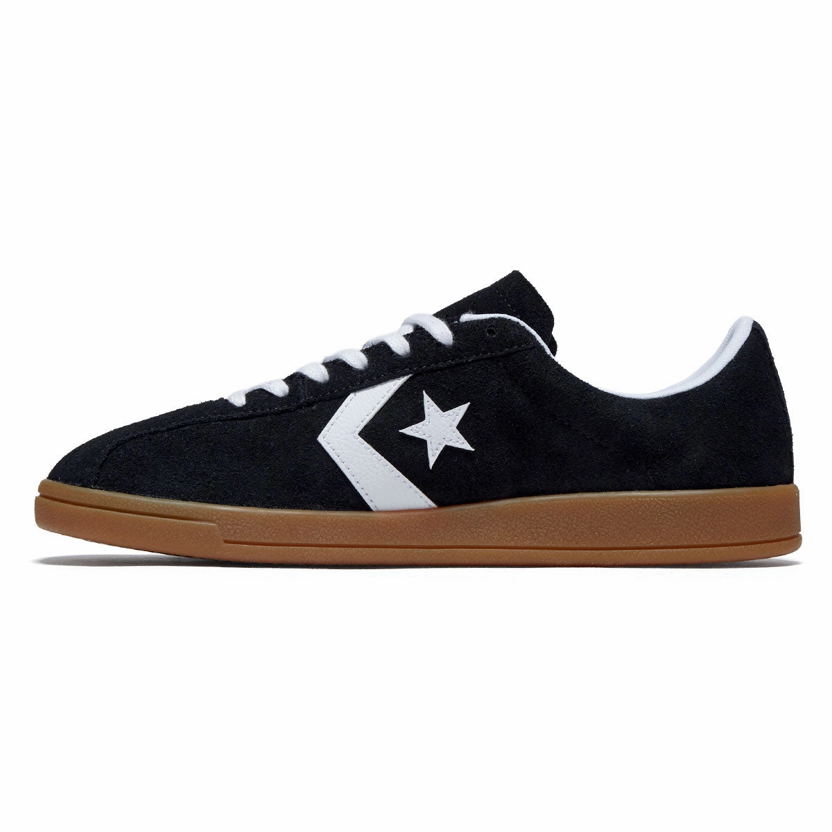 Converse All Star Classic Trainer Suede Ox Shoes - Black/White/Gum Contoured Sole