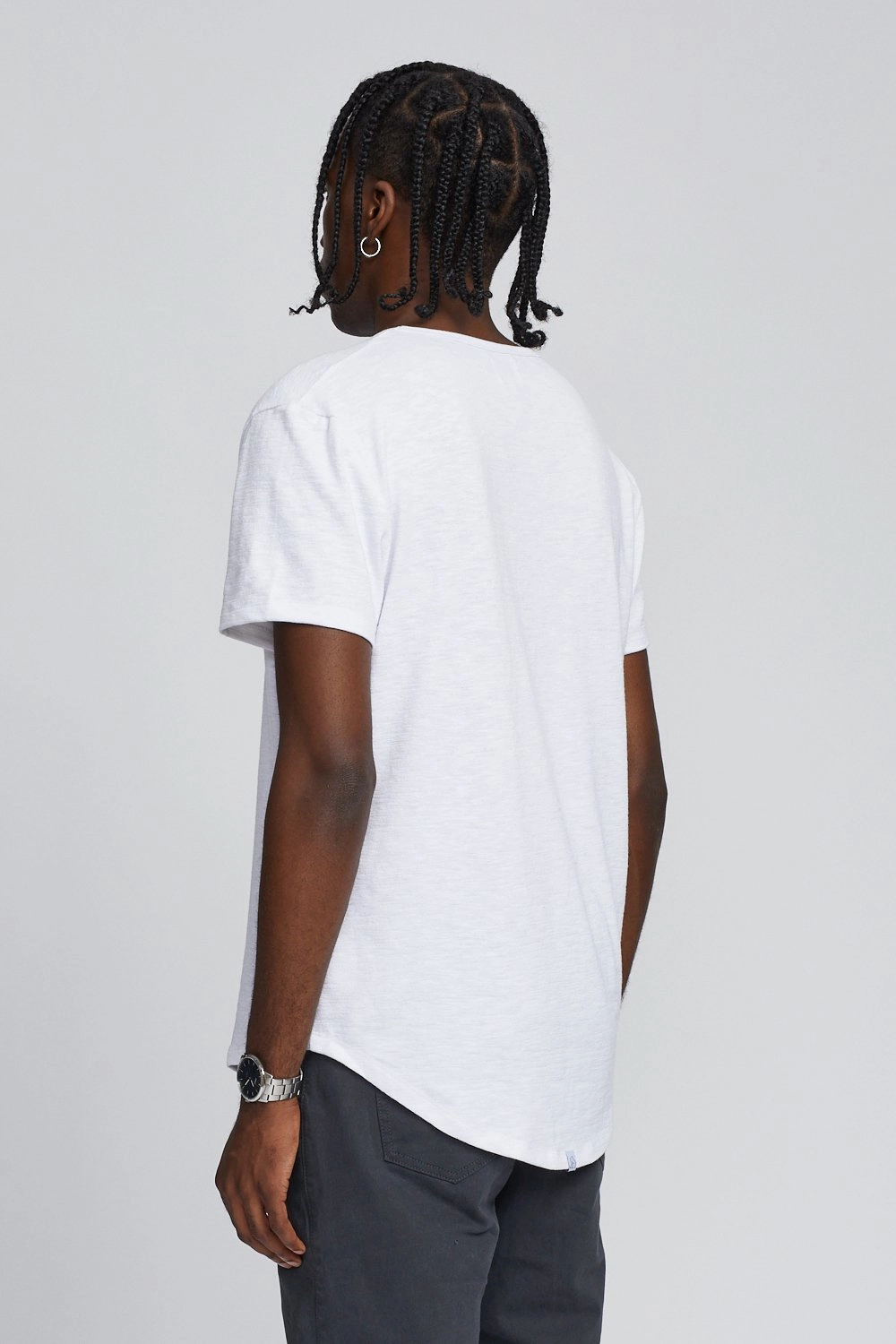 SLUB HI LO TEE Evening Glow