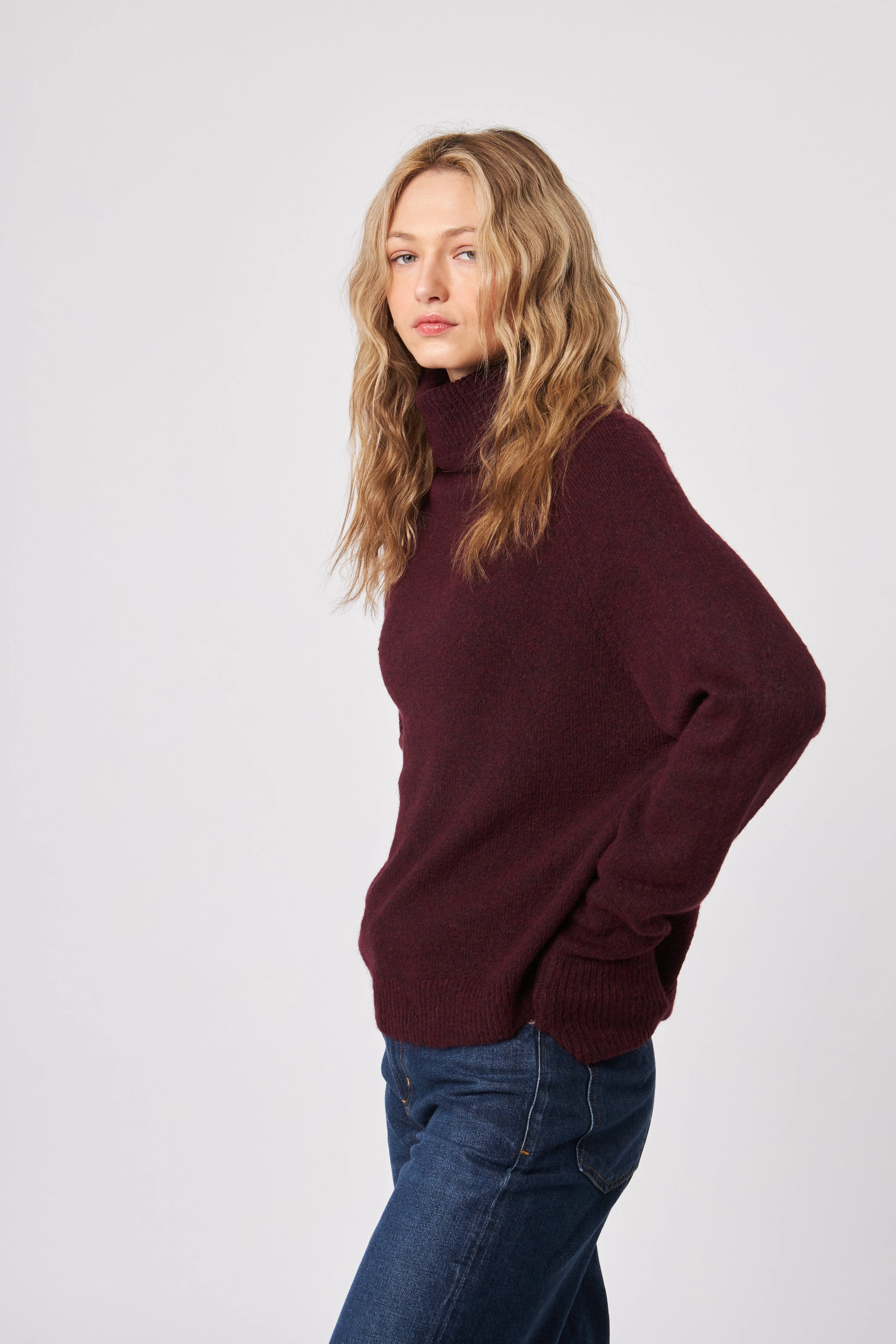 Casual Style EMMETT SLOUCH NECK SWEATER