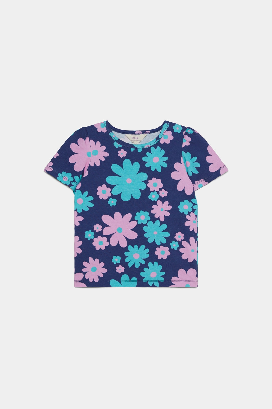 Chilly Day Style Floral Kids Tee