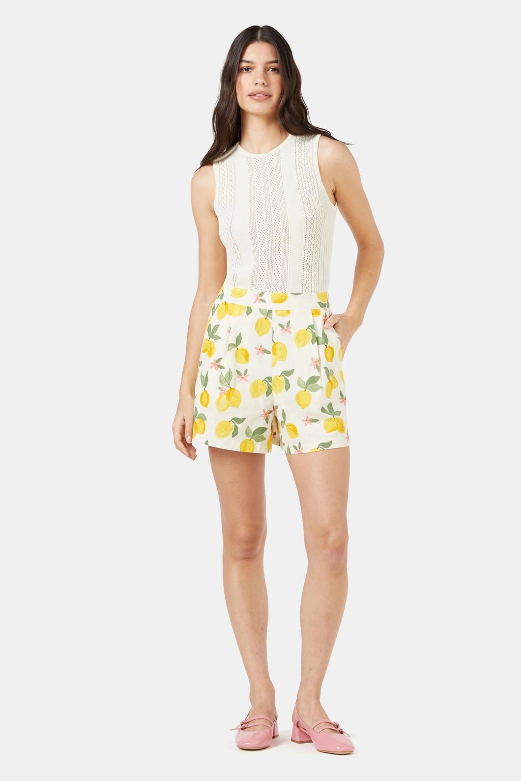 Lemon Shorts Outfit Mood Minimal Touch