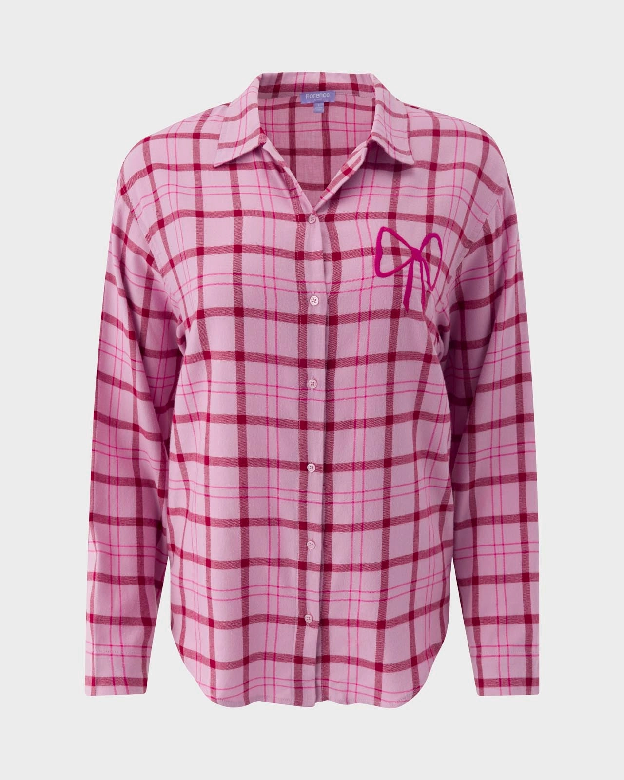 Cozy Flannel Sleep Shirt WaterRepellent Surface Soft Motion