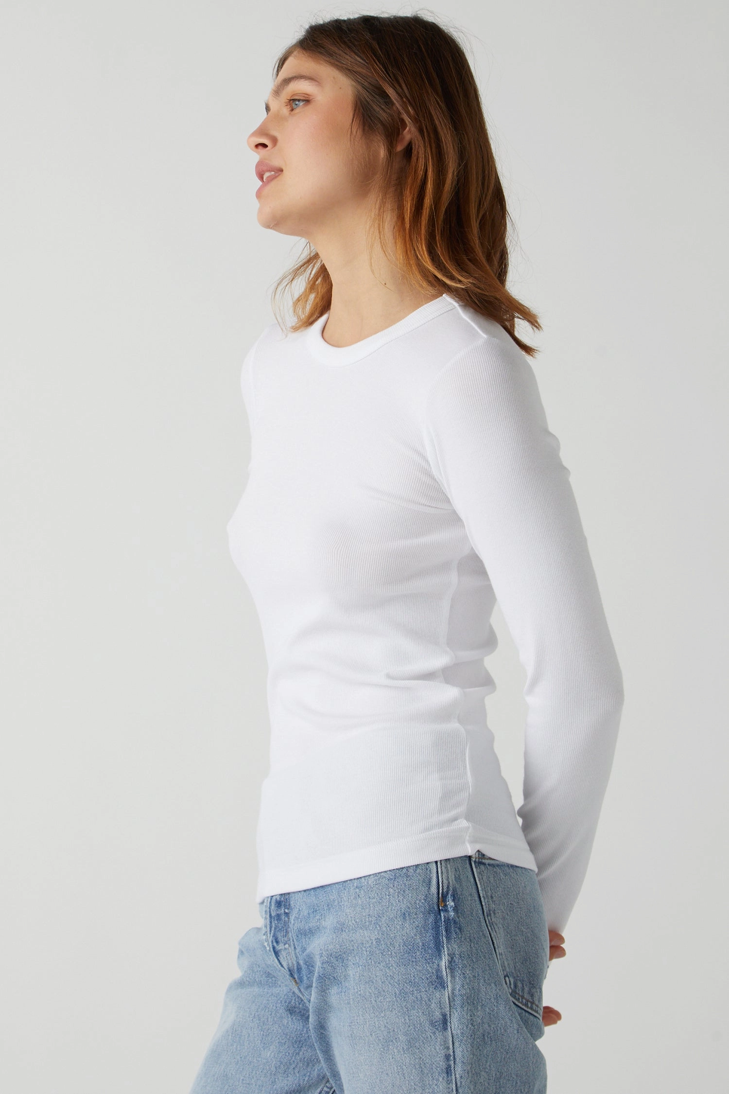 Still Glow Fall Core CAMINO MODAL RIB LONG SLEEVE TOP