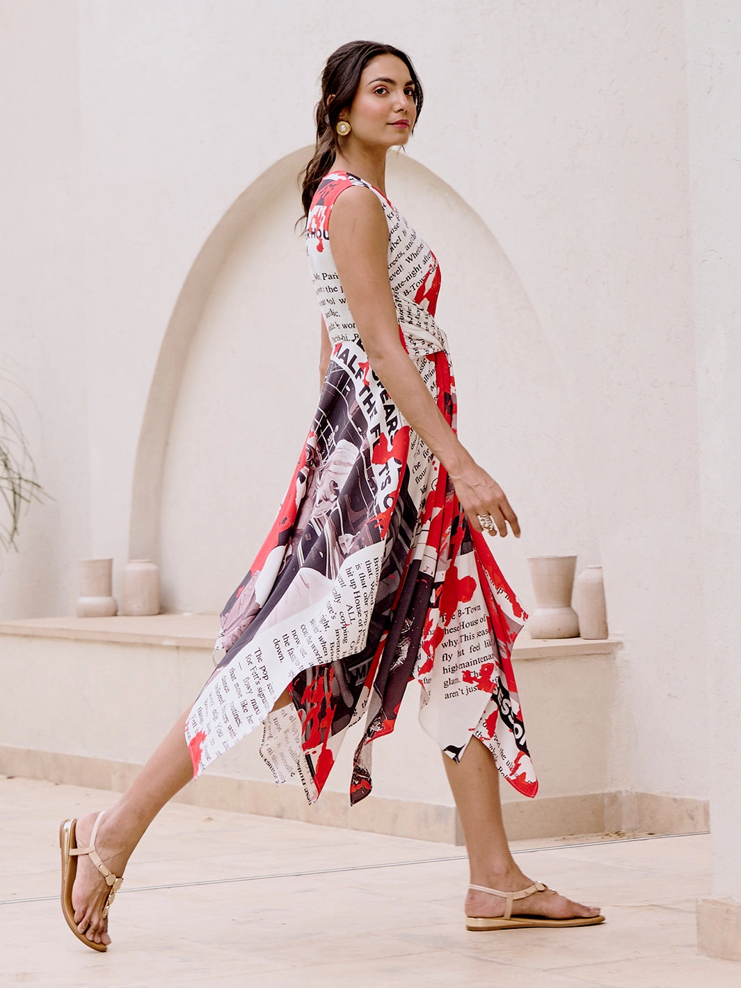Daily Wrap Asymmetric Maxi Dress Travel Light