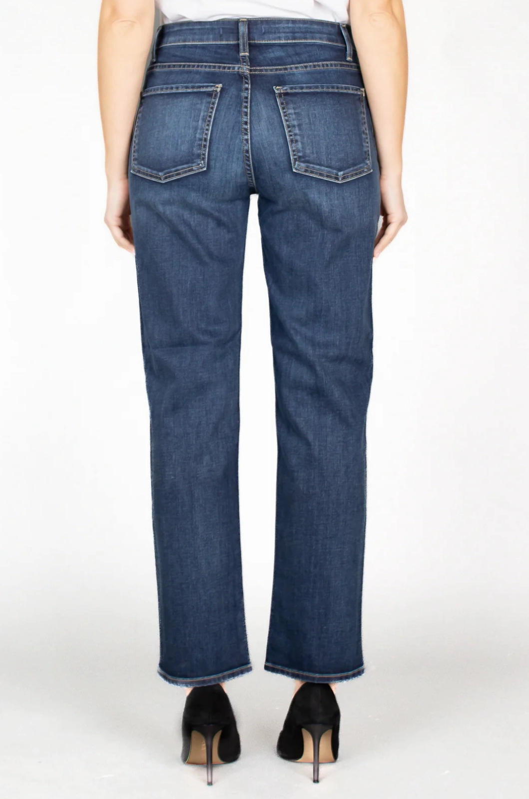 BROOKE HIGH RISE STRAIGHT IN SOLE BLUE Comfortable Style Trend Setter Smart Casual Classic Wear