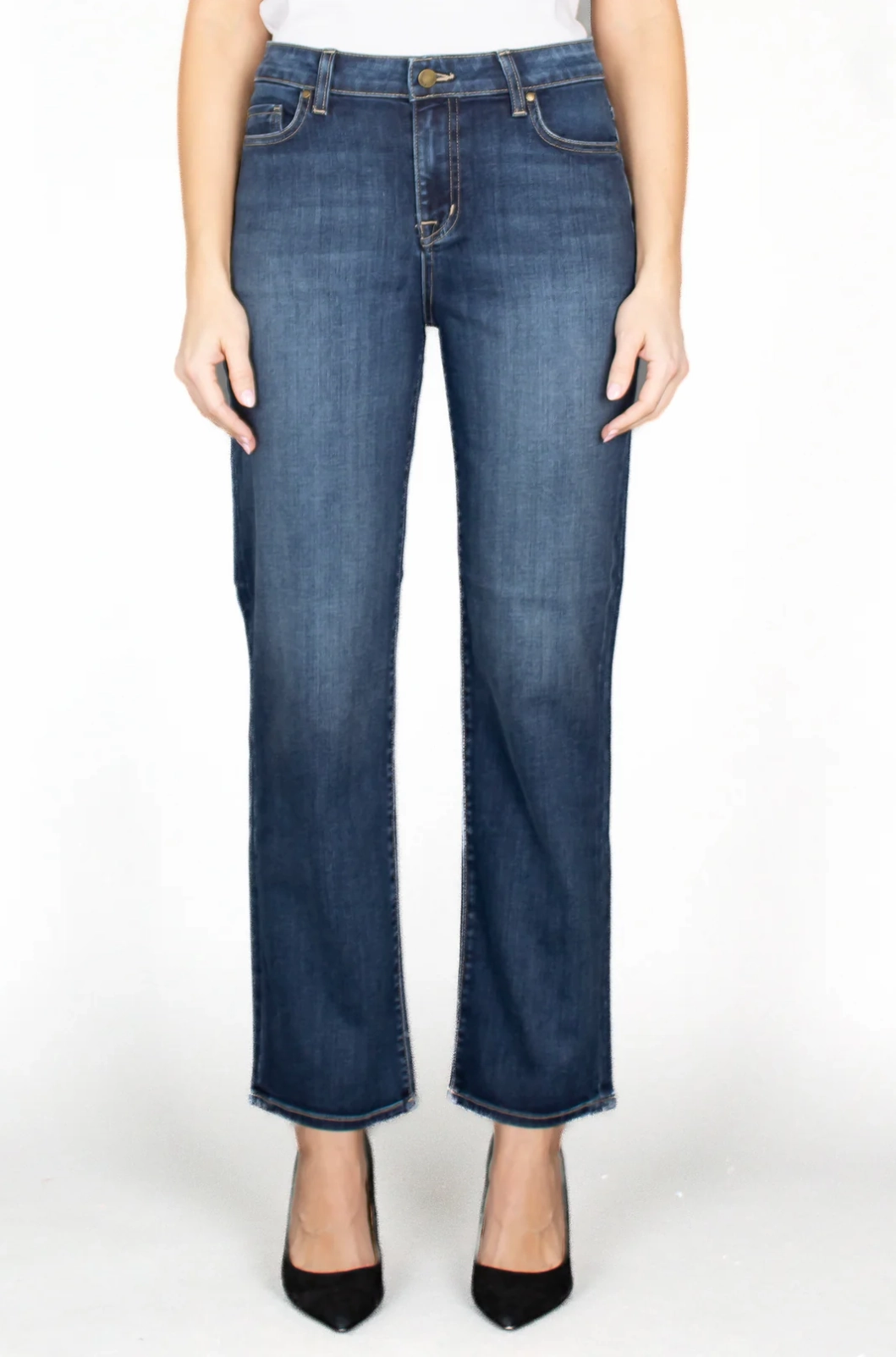 BROOKE HIGH RISE STRAIGHT IN SOLE BLUE Any Time Wear Casual Movement