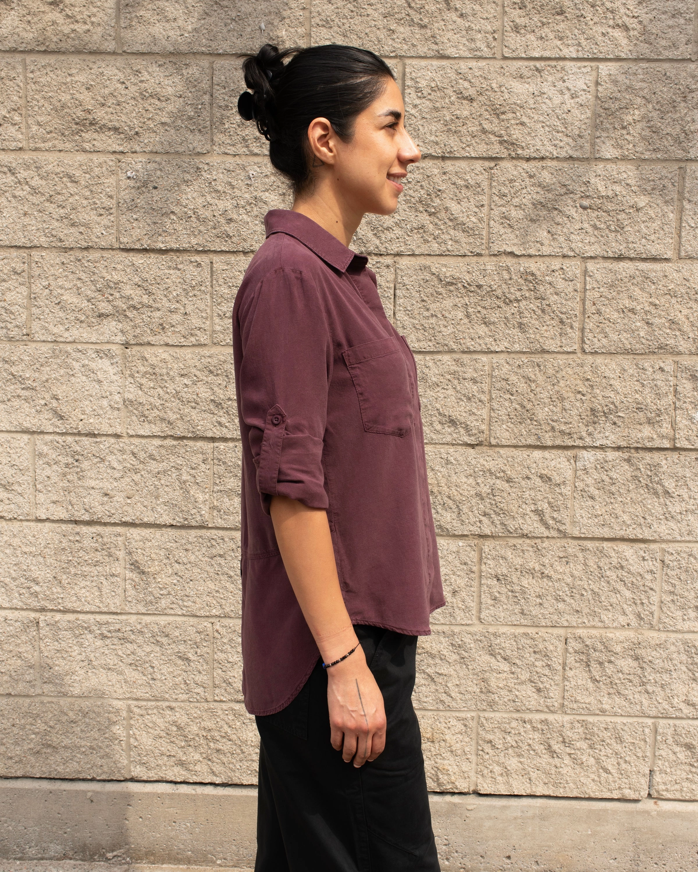 SPLIT BACK BUTTON DOWN SHIRT Formal Shirt