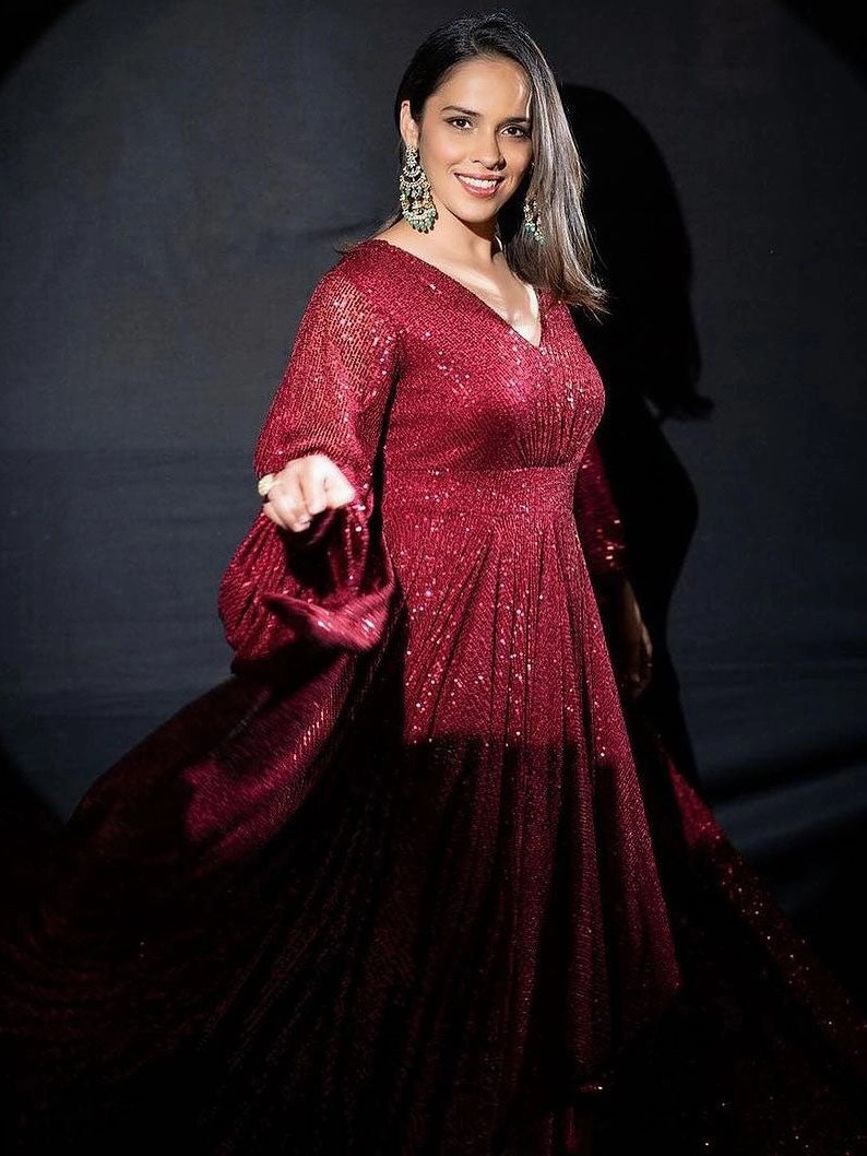 Timeless Line Stellar Sequin Gown