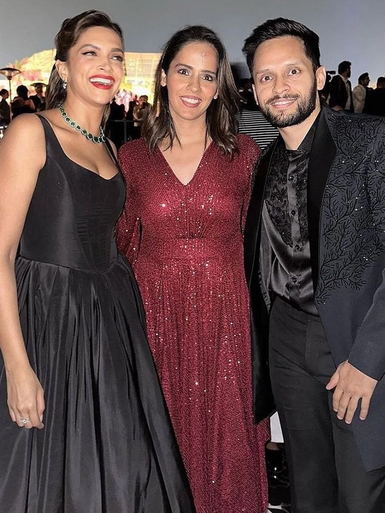 Slim Form Stellar Sequin Gown