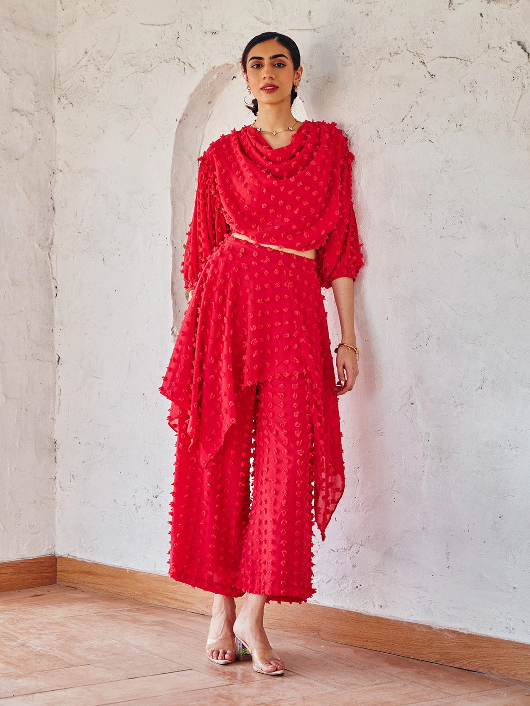 Crimson pant Mood Casual Sophisticated Touch