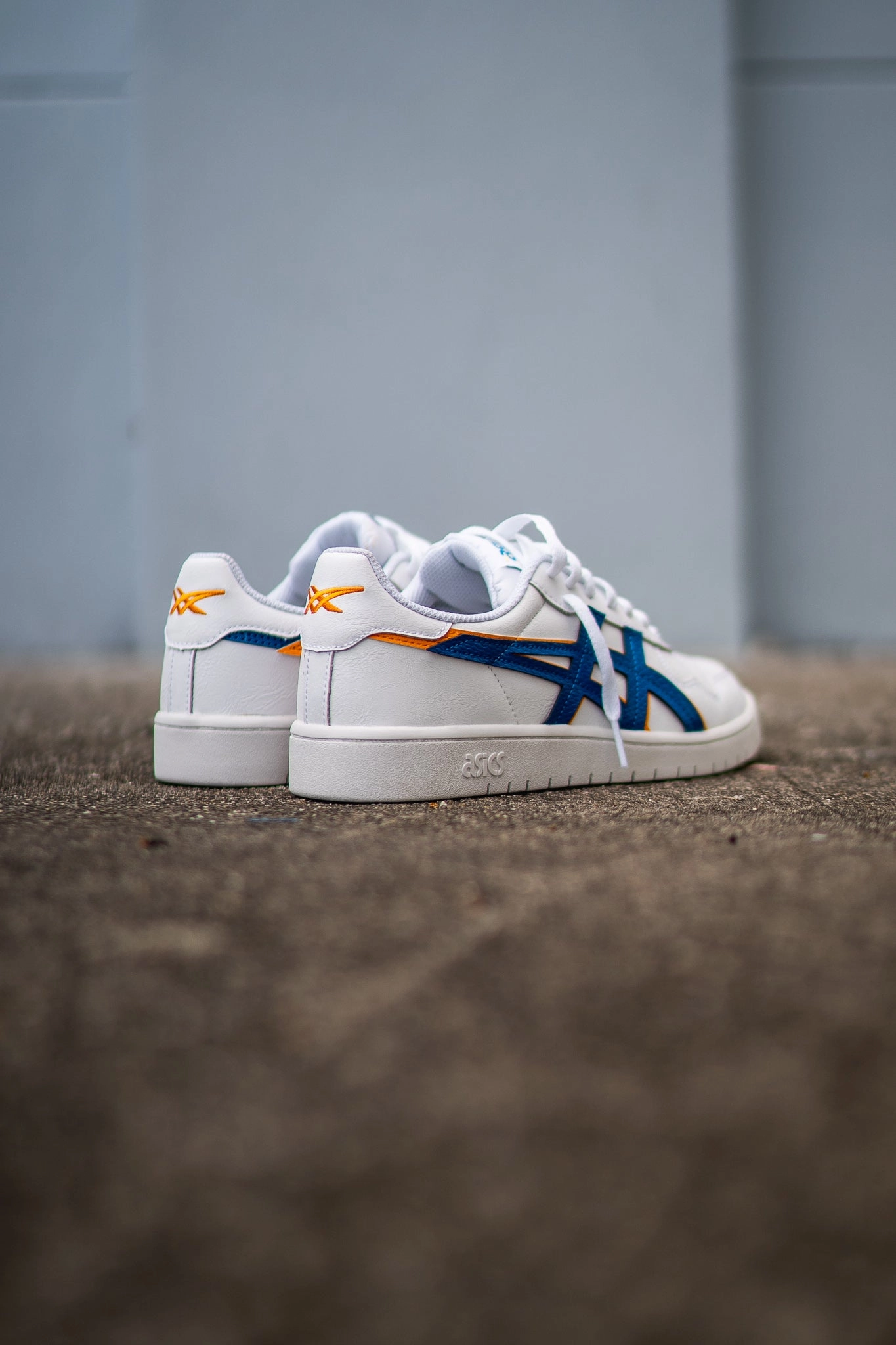 Mens Asics Japan S (White/Lake Drive/Citrus) Marathon Mode