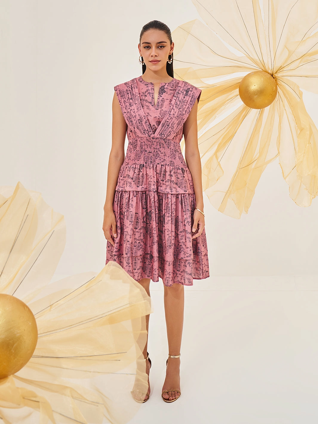 Grace Vibe Sleek Silhouette Osaka Dress