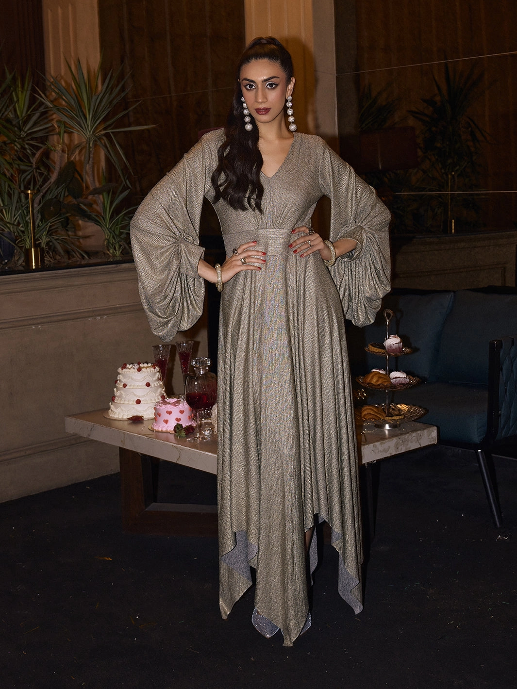 Opulent Glam Party Dress Mood Friendly Holiday Wear