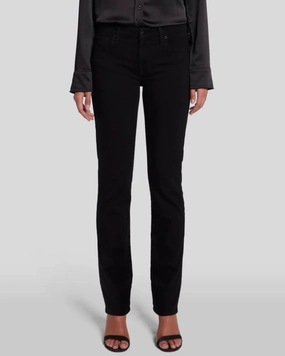 KIMMIE MID RISE STRAIGHT IN RINSE BLACK Workwear Ready